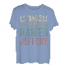Kings Are Named Jeffery Shirt Lustiger personalisierter Name T-Shirt