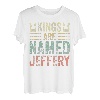 Kings Are Named Jeffery Shirt Lustiger personalisierter Name T-Shirt
