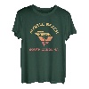 Myrtle Beach Vintage South Carolina Palme Flagge in SC Karte T-Shirt