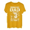 Herren Angeln-Vater wie ein normaler Vater nur cooler Fischer-Vater T-Shirt