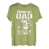 Herren Angeln-Vater wie ein normaler Vater nur cooler Fischer-Vater T-Shirt