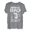 Herren Angeln-Vater wie ein normaler Vater nur cooler Fischer-Vater T-Shirt