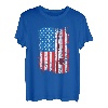 4. Juli Angeln Fischer T-Shirt