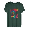 Forellenfisch-Batikfärbung, Vintage-Forellenangel-Liebhaber T-Shirt