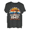 76 Jahre alte Angelfreunde geboren Dezember 1947 76. Geburtstag T-Shirt