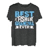 Angeln, Angler, Großmutter, Fischer, Oma, Mutter, Fisch T-Shirt