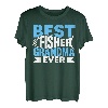 Angeln, Angler, Großmutter, Fischer, Oma, Mutter, Fisch T-Shirt