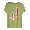 Walleye Fishing US Flagge Walleye Fisherman T-Shirt