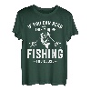 Lustiges Angeln zum Schließen, Angler-Frau T-Shirt