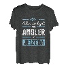 Der Angler Ist Jetzt Da Angel Angeln T-Shirt