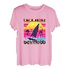 Hufeisen Bay Retro 80er Jahre Stil Souvenir Strand T-Shirt