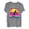 Hufeisen Bay Retro 80er Jahre Stil Souvenir Strand T-Shirt