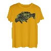Carp Shirt T-Shirt Gift Camouflage Print Fishing T-Shirt