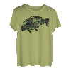 Carp Shirt T-Shirt Gift Camouflage Print Fishing T-Shirt