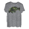 Carp Shirt T-Shirt Gift Camouflage Print Fishing T-Shirt