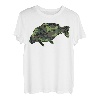 Carp Shirt T-Shirt Gift Camouflage Print Fishing T-Shirt