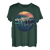 Retro Sunset You And Me Go Fishing In The Dark Western Geschenk T-Shirt