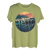 Retro Sunset You And Me Go Fishing In The Dark Western Geschenk T-Shirt