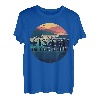 Retro Sunset You And Me Go Fishing In The Dark Western Geschenk T-Shirt