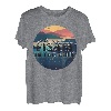 Retro Sunset You And Me Go Fishing In The Dark Western Geschenk T-Shirt