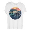 Retro Sunset You And Me Go Fishing In The Dark Western Geschenk T-Shirt