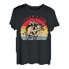 wie Fisch Retro-Sonnenuntergang T-Shirt