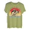 wie Fisch Retro-Sonnenuntergang T-Shirt