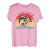 wie Fisch Retro-Sonnenuntergang T-Shirt