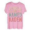 Lustiger personalisierter Name Shirt Kings Are Named Kaden T-Shirt
