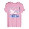 Worlds OKest Fisherman Lustiges Angeln Humor Fisch Arbeit T-Shirt