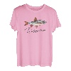 Rotfeder Rotauge Zeichnung zum Friedfisch angeln T-Shirt