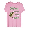 Therapie Lustige Angeln Großmund-Barsch-Grafik Erwachsene T-Shirt