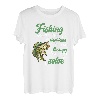 Therapie Lustige Angeln Großmund-Barsch-Grafik Erwachsene T-Shirt
