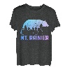 Berg. Rainier Washington Bear Grizzly Pride im Freien, Vintage-Stil T-Shirt