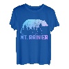 Berg. Rainier Washington Bear Grizzly Pride im Freien, Vintage-Stil T-Shirt