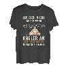 Leg dich nicht mit einem Angler an Fischen T-Shirt