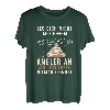 Leg dich nicht mit einem Angler an Fischen T-Shirt