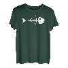 Schlichtes und auffälliges Design mit toten Fischgräten T-Shirt