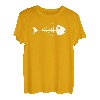 Schlichtes und auffälliges Design mit toten Fischgräten T-Shirt
