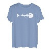 Schlichtes und auffälliges Design mit toten Fischgräten T-Shirt