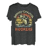 Herren Unterstützen Sie Ihren lokalen Nutten Fisherman Bass Dad Funny Fishing T-Shirt