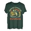 Herren Unterstützen Sie Ihren lokalen Nutten Fisherman Bass Dad Funny Fishing T-Shirt
