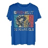 Ofishally 70 Years Old Funny Angeln Geburtstag Angler T-Shirt