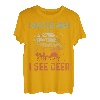 halte mein bier ich sehe hirsche jagen elche natur T-Shirt