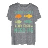 Sorry I Can`t My Fish Need Me I Fishing T-Shirt