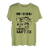 There's Nothing A Beer And Fishing Can't Fix Funny Fishing T-Shirt