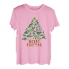 Merry Fishmas Lustiger Weihnachtsbaum Lichter Fisch Angeln Liebhaber T-Shirt