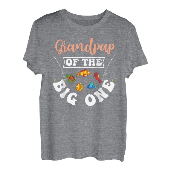 Grandpap Of The Big One Angeln, Geburtstagsparty, Geburtstag T-Shirt