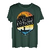 Ich wäre lieber am Fish Lake Wisconsin Sunset Fishing T-Shirt