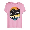 Ich wäre lieber am Fish Lake Wisconsin Sunset Fishing T-Shirt